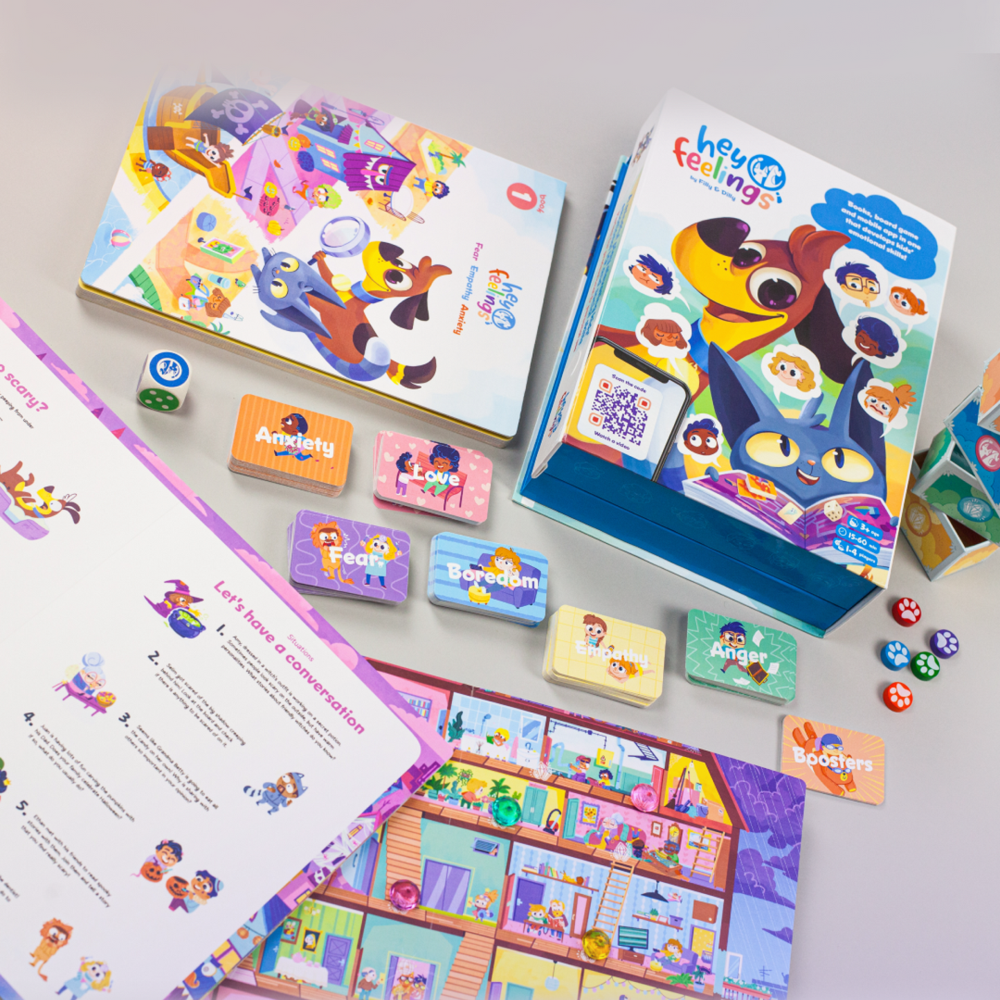 Hey Feelings™ Deluxe Game & Book2 Set