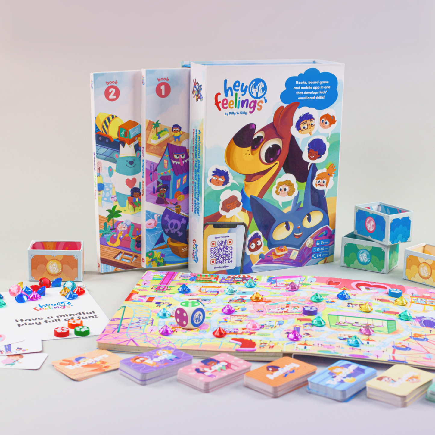 Hey Feelings™ Deluxe Game & Book2 Set